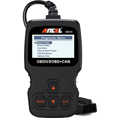 Afbeelding van ANCEL AD310 Classic Verbeterd universeel OBD II diagnoseapparaat voor motorfoutcode lezer, zwart