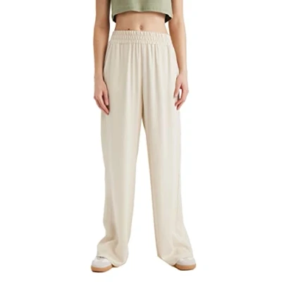 Afbeelding van DeFacto Casual gebreide broek voor dames, joggingbroek standaard pasvorm dames joggingbroek, joggingpak vrouw, Lt.stone, 46