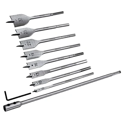 Afbeelding van Rolson 48550 platte boorset voor hout, 10 stuks