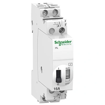 Afbeelding van Schneider electric itl impulsschakelaar 2 polig 16a 24v a9c30112