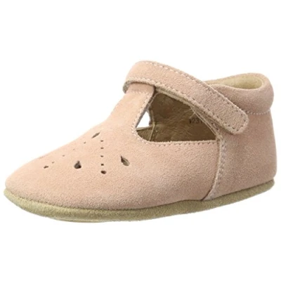 Afbeelding van Bisgaard meisjes bloom kruipschoenen, Pink 12 Peach, 21 EU