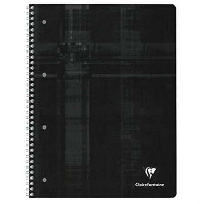 Afbeelding van Clairefontaine 68252C Collegeblok Diverse kleuren DIN A4 Geruit met rand binnen/buiten Aantal paginas: 80