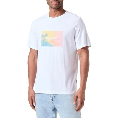 Afbeelding van Joraruba Sunset Branding Tee SS C.N, wit (bright white), S
