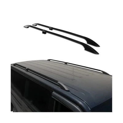 Afbeelding van Dakrails, compatibel met Mercedes Vito W639 W447 2003 2023, aluminium korte wielbasis, zwart