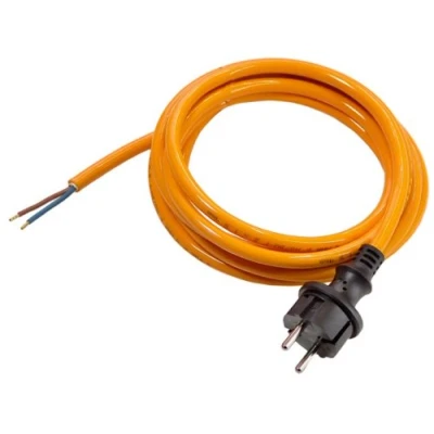 Afbeelding van as Schwabe 70914 Aansluitkabel Op Bouwplaats met Contourstekker, IP44, 230 V/16 A, 3 meter Kabellengte, Oranje