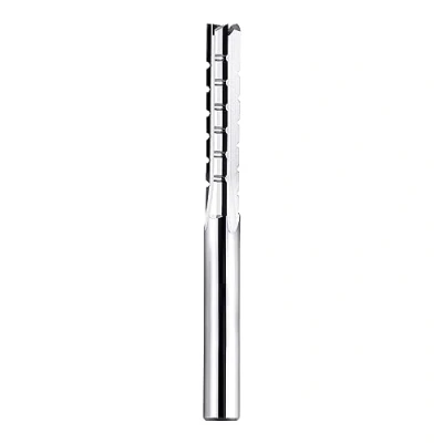Afbeelding van SpeTool 3 fluiten rechte hardmetalen frees met wolfraamcarbide punt 6 mm schachtdiameter 32 snijlengte snijwerk CNC trimgleuf spaanbreker multiplex voor houtbewerking