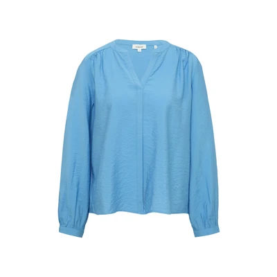 Afbeelding van s.Oliver MIT Raffung Blouse, Dames, Maat: 32, Royalblau