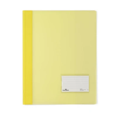 Afbeelding van 25x Durable SNELHECHTMAP DURALUX A4 GEEL