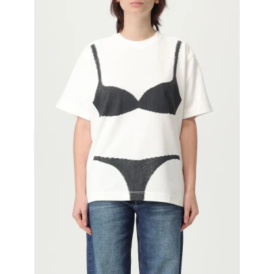 Afbeelding van MARC Jacobs BRA BOX TEE Tshirt print, Dames, Maat: Small, White