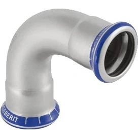 Afbeelding van Geberit mapress bocht 90 graden 1 delig rvs 316 met ciir afdichtring 76 1mm x persmof 31109