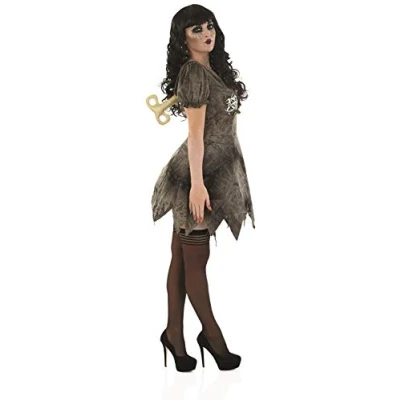Afbeelding van Fun Shack Womens pop Halloween kostuum, griezelig wind up kostuum vrouwen, kostuums X Large