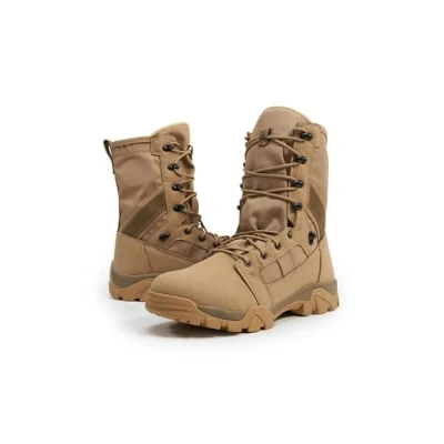 Afbeelding van Brandit Defense Veterlaarzen, Heren, Maat: 45, Camel Nylon