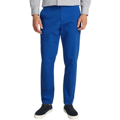Afbeelding van Tommy Hilfiger Heren Harlem Chino Satin MW0MW36708 Chino, Blauw, 30W/36L, Blauw (Monochroom Blauw), 30W / 36L