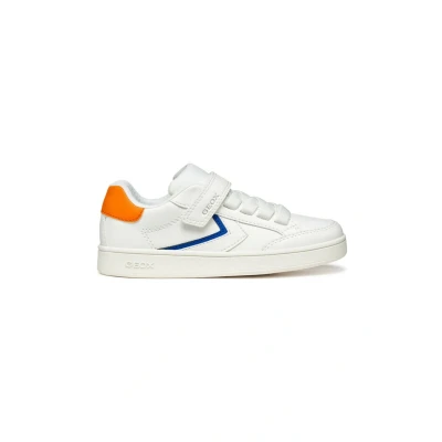 Afbeelding van Geox Eclyper Sneakers laag voor kinderen, Maat: 27, White Kunststof/ textiel