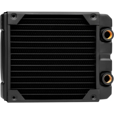 Afbeelding van Corsair Hydro X Series, radiator (ventilatorbevestigingen, eenvoudige installatie, premium koperen constructie, ventilatorschroeven inbegrepen) zwart breed 140 mm