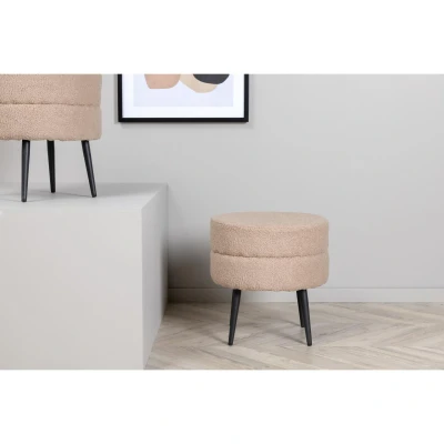 Afbeelding van Svea Zane hocker Teddy beige