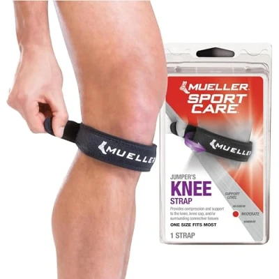 Afbeelding van MUELLER Jumper&#039;s Knee Strap, Knieband, één maat (zwart)