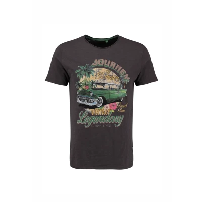 Afbeelding van Key Largo MT Journey Round Tshirt print, Heren, Maat: 3XL, Anthra