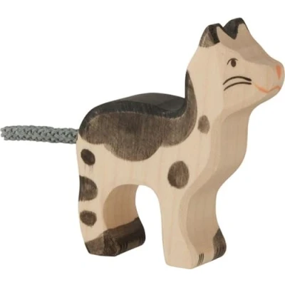 Afbeelding van Holztiger Kat Kitten Zwart Wit