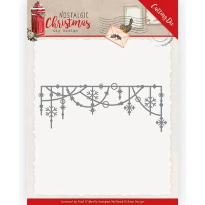 Afbeelding van Hanging Snowflakes Nostalgic Christmas Cutting Dies by Amy Design