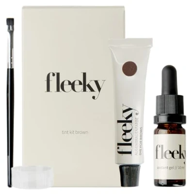 Afbeelding van Fleeky Brow Tint Kit voor Thuisgebruik: Langdurige en Natuurlijke Wenkbrauwkleuring, Eenvoudig aan te Brengen, Geschikt Alle Haarkleuren