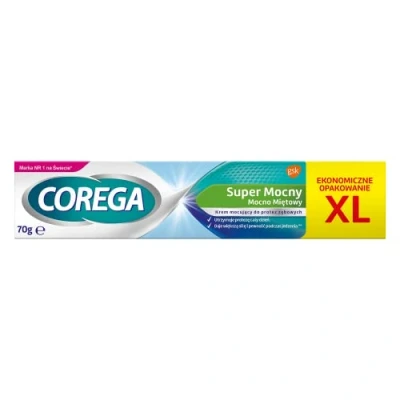 Afbeelding van Corega Super Powerful Fastening Cream For Prosthes Teeth Tight Mint 70G