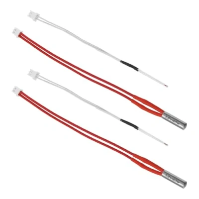 Afbeelding van YINETTECH Set van 4 3D printers verwarmingsstang, thermistorkit, 12 V, 40 W, thermistor, temperatuursensor, compatibel met Anycubic Mega i3 Pro printers, onderdelen