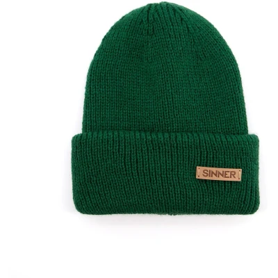 Afbeelding van SINNER maka beanie Hoed Groen Multicolour