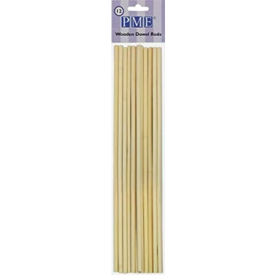 Afbeelding van Wooden Dowel PME 12 stuks