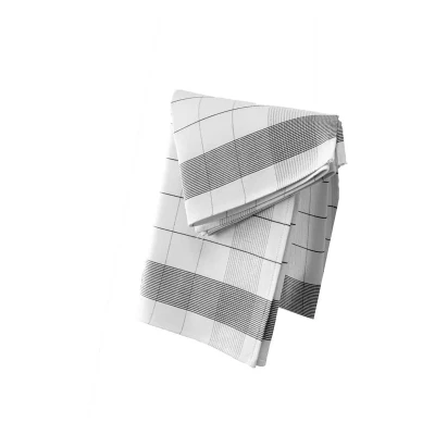 Afbeelding van Theedoeken De Witte Lietaer Mixte White Black (2 stuks)