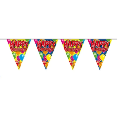 Afbeelding van Vlaggenlijn Happy Birthday per stuk