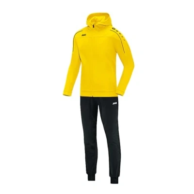 Afbeelding van JAKO Polyester Classico Trainingspak Met Capuchon, Uniseks Kind, Citroen, 128