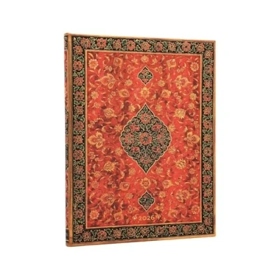 Afbeelding van Paperblanks 2026 Layla (Persian Poetry) Ultra 12 month Verso Hardcover Flexi Dayplanner (Elastic Band Closure)