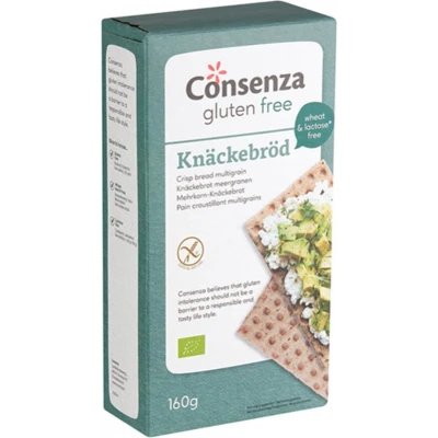 Afbeelding van Consenza Knackebrod Meergranen 160GR