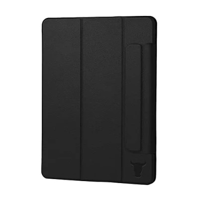 Afbeelding van TORRO Smart Hoesje Compatibel met iPad Mini 6 Leer 6e Gen 2021 Folio Magnetische hoes Auto Wake/Sleep en Stand functie (Zwart)