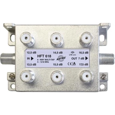 Afbeelding van Astro multitap 6 voudig 13 18dB 5 1218 retourgeschikt HFT618