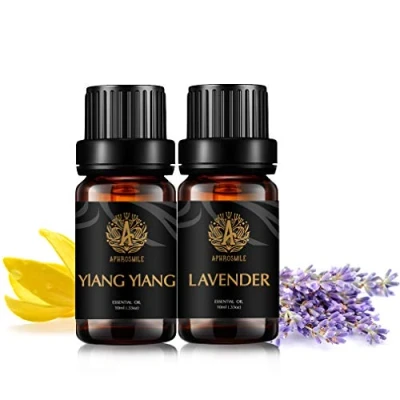 Afbeelding van Aromatherapie Lavendel Essentiële Olie Set voor Diffuser, 2X10ml 100% Pure Ylang Kit Luchtbevochtiger Ylang, Oliën Set,