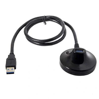 Afbeelding van Cablecc USB 3.0 Type A Mannelijk naar Vrouwelijk Uitbreidingsdockstation Dockkabel 0.8m