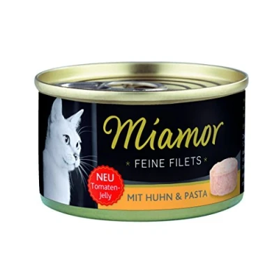 Afbeelding van Miamor Fijne filets kip &amp; pasta 24 x 100 g