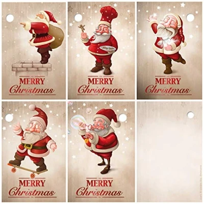 Afbeelding van Kerstman hanger set (set 2)