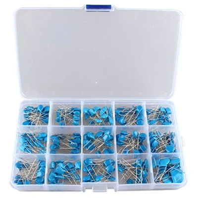 Afbeelding van HALJIA keramische condensatoren Assortiment Kit Box, 15 types, 300 stuks