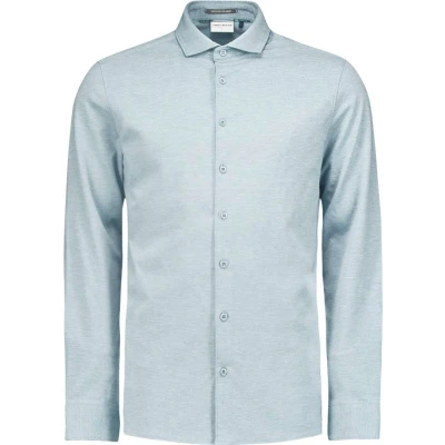 Afbeelding van NO EXCESS Overhemd Jersey N4180 138 Dusty Blue Mannen Maat S