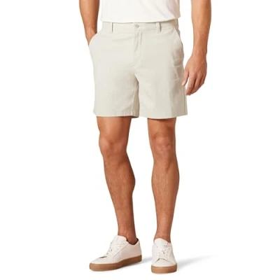 Afbeelding van Amazon Essentials Heren Slim Fit 7&quot; Stretch Chino Short, Stone, 29