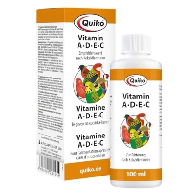 Afbeelding van Quiko Vitamine A D E C 100ml Vitaminevoorziening voor gezelschapsvogels