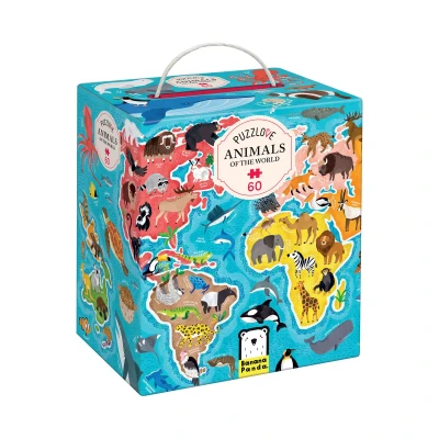 Afbeelding van Puzzlove Animals of the World (60 Pcs) 4+ Floor Puzzle