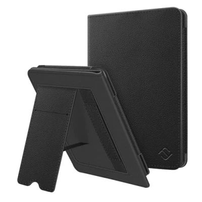 Afbeelding van Fintie Hoes voor de nieuwe Kindle (11e generatie 2022) met 6 inch scherm kickstand beschermhoes kaartenvak handlus en automatische slaap/wake functie, (ZA zwart)