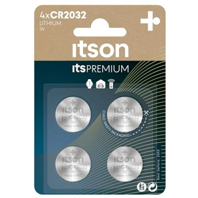 Afbeelding van itson Knoopcel CR2032 4 stuk(s) Lithium