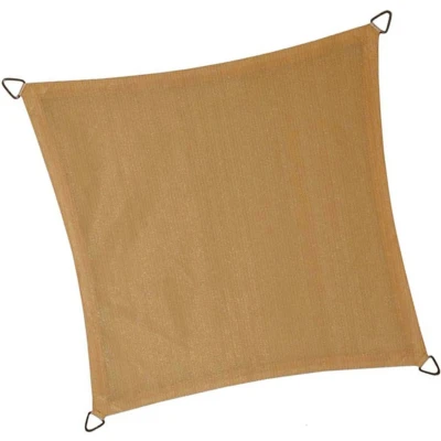 Afbeelding van NC Outdoor Vierkant Schaduwdoek 360 Zand Beige Zonwering