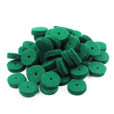 Afbeelding van Alnicov 22MM Piano Vilt Front Rail Regulering Ponsen Groen Toetsenbord Balance Wasmachines Reparatie Onderdelen Pack van 90