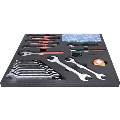 Afbeelding van UNIOR SOS SET KEGEL, SLEUTELS, SCHROEVENDRAAIER RED 560 X 570 40 MM / 21 PCS 5 KG